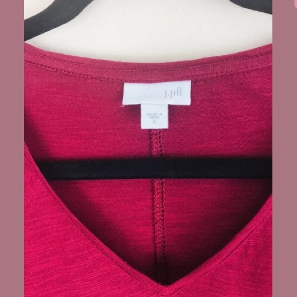 J. JILL Tunic Sweater Dress Red Long Sleeve S - Picture 3 of 5